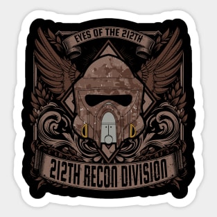 212TH RECON DIVISION - SIGNET CREST Sticker
